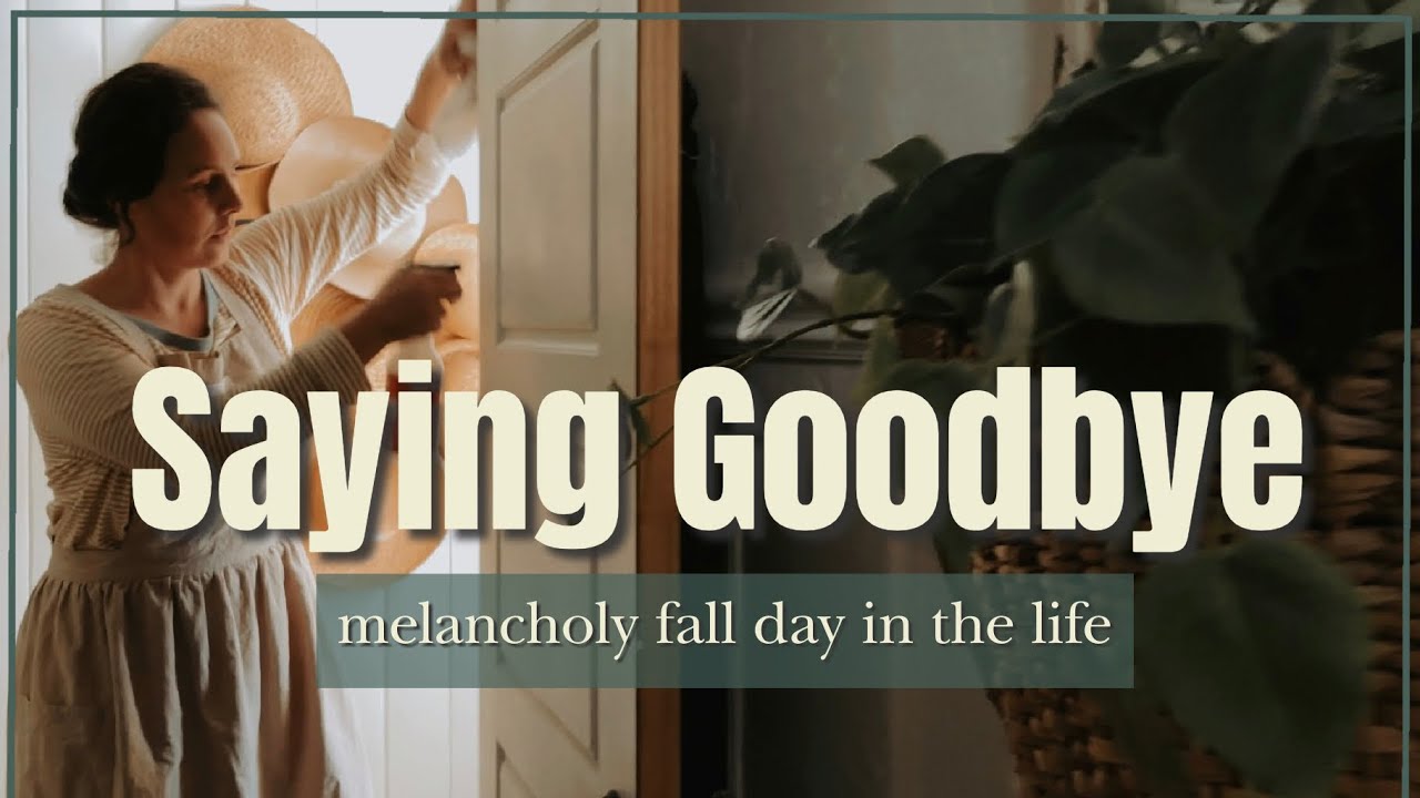 the LAST cozy homemaking day in our cottage…
