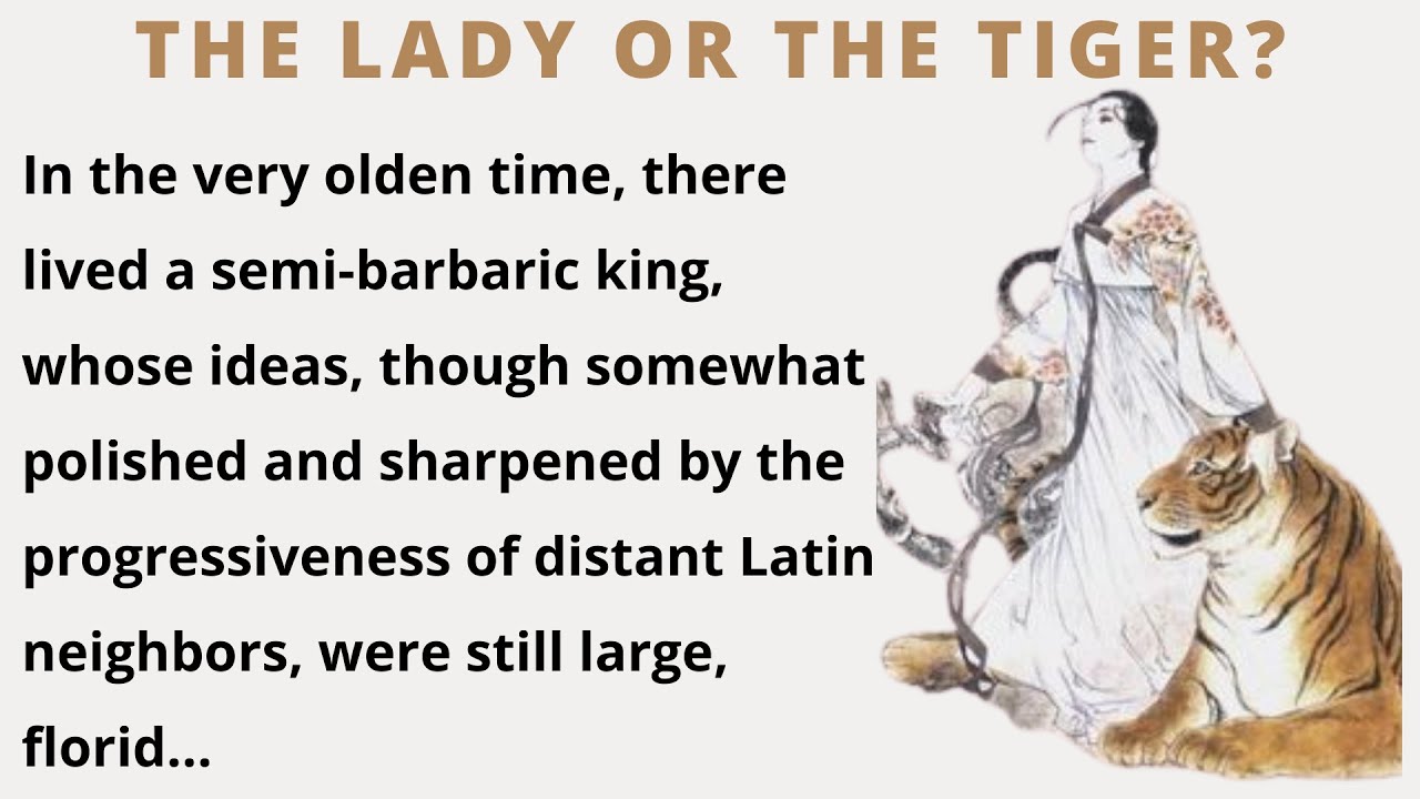 Learn English Through Story with Subtitles - (The lady or the tiger).