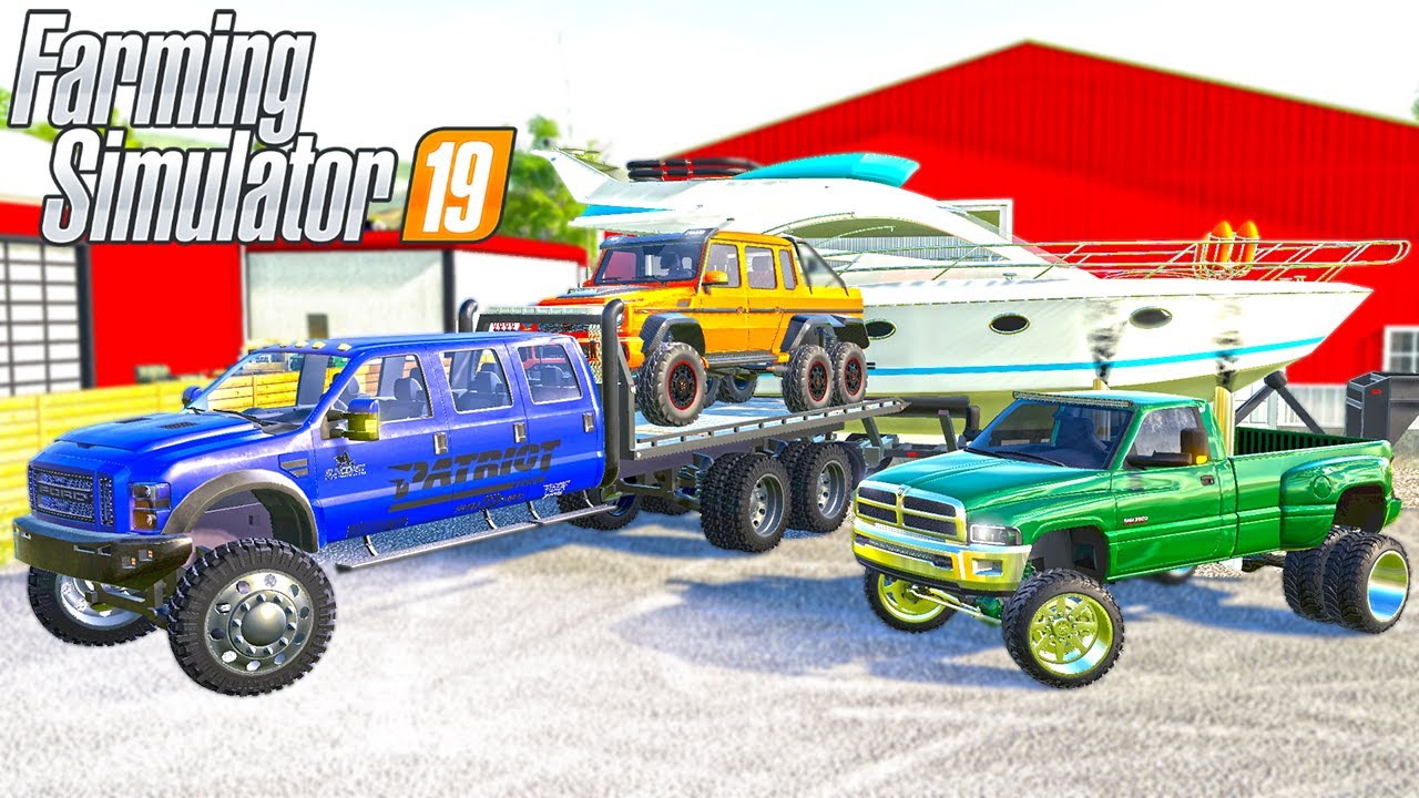 LUXURY REPO $5,000,000 YACHT & MERCEDES 6X6 | (ROLEPLAY) FARMING SIMULATOR 2019