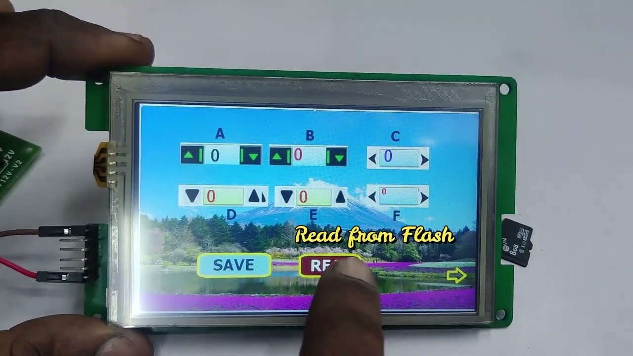 #18 DWIN Multi Data Multi Page Save and Read from FLASH