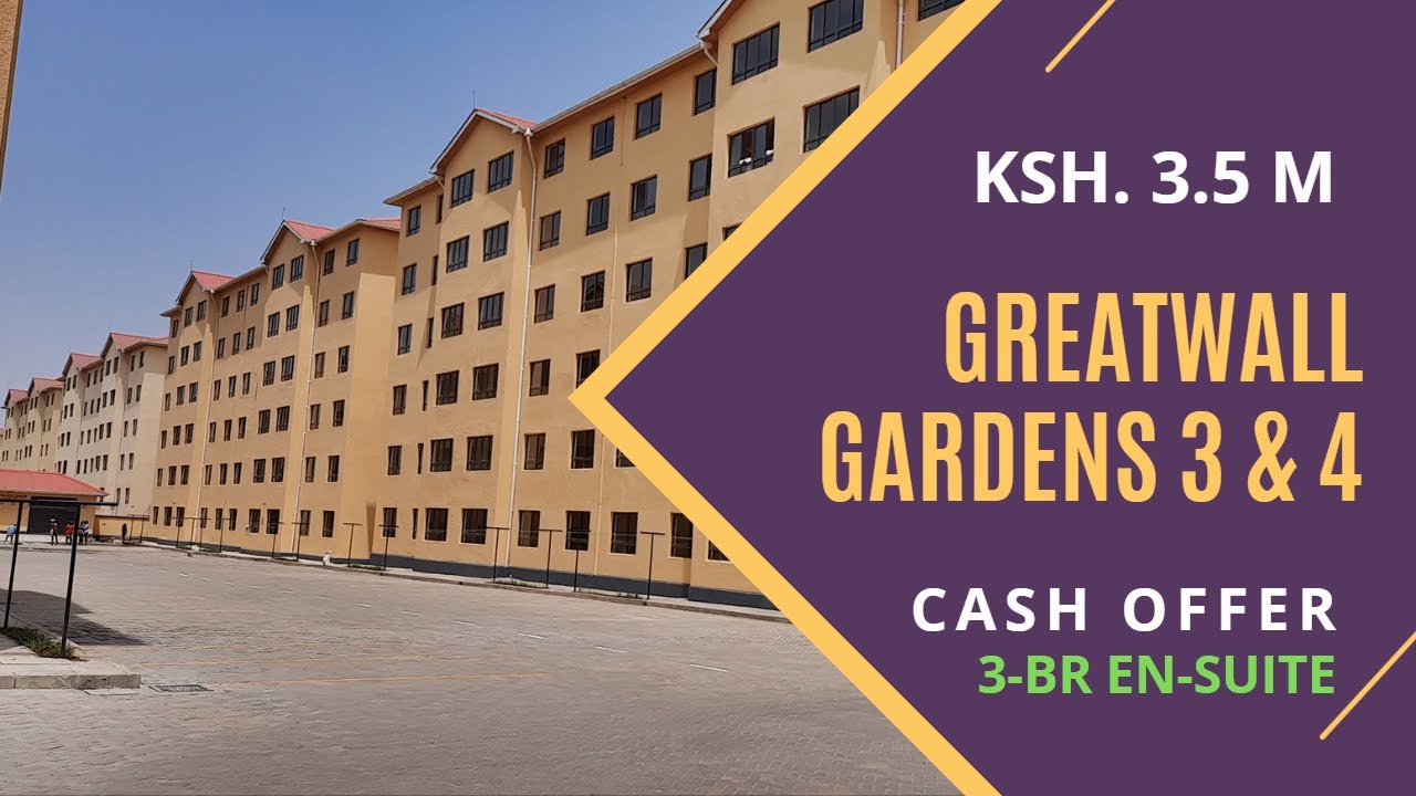 Greatwall Gardens 3 & 4 Cash Offer | 3 Bedroom Apartment En-suite in Athi River