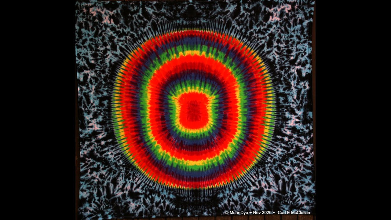 Wednesday's with MrTieDye Episode 32 ~ Tie Dye Circle V DNA Tapestry ~ Rainbow Warriors