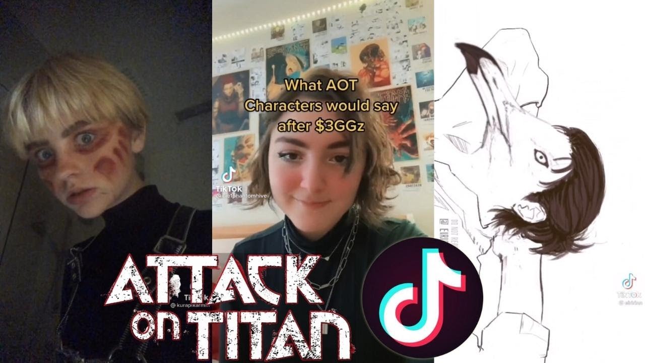 funny Attack on Titan tiktok compilation from 2021 (vertical format) // PART 13