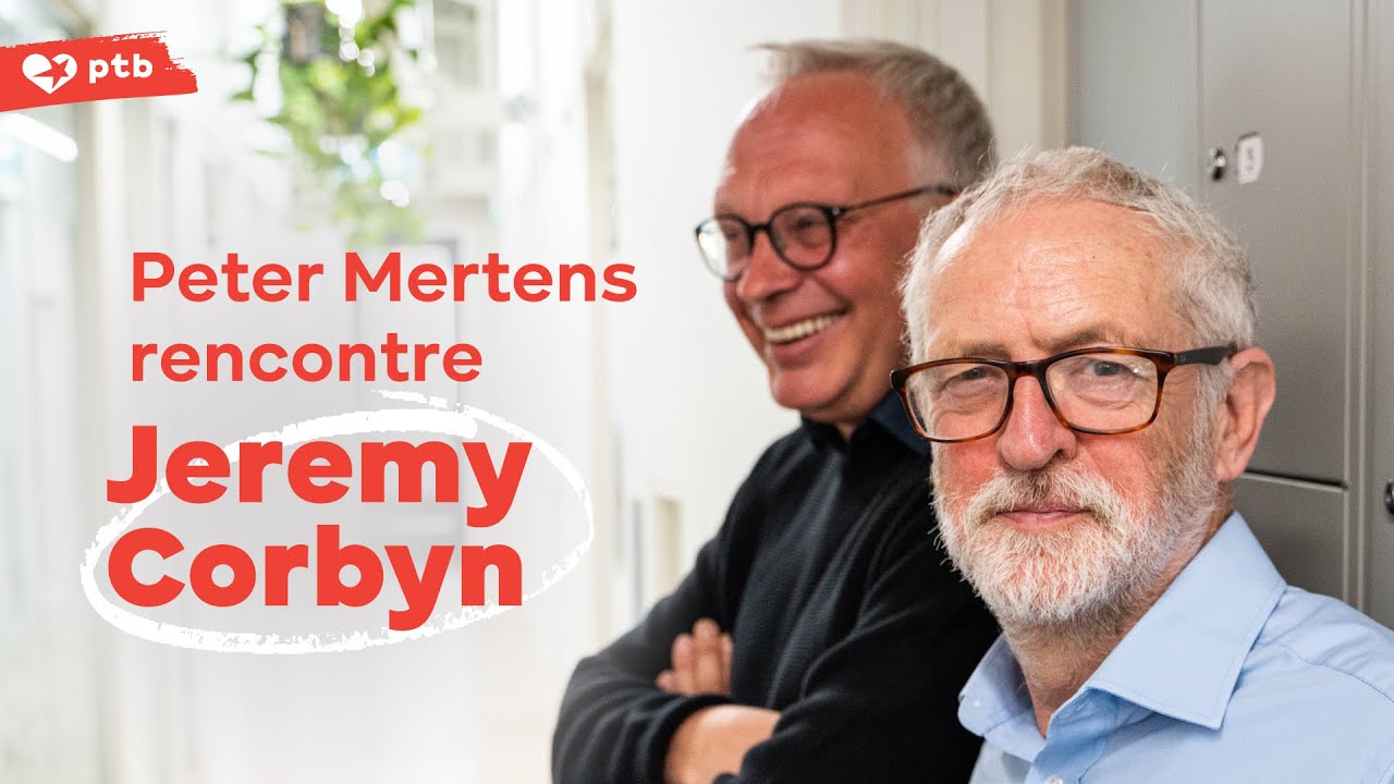 Peter Mertens rencontre Jeremy Corbyn