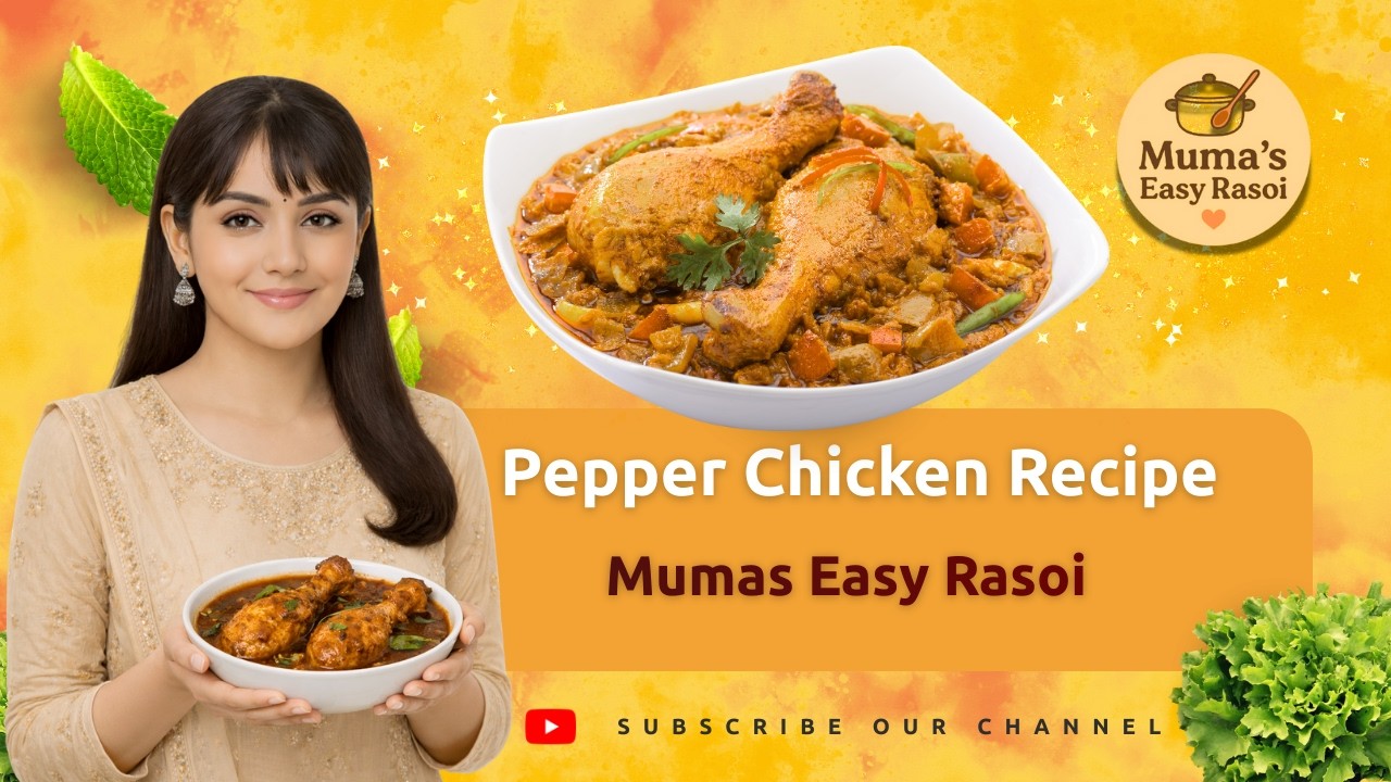 Healthy Pepper Chicken Recipe | Restaurant Style Black Pepper Chicken at Home 🍗🔥#food #indianfood