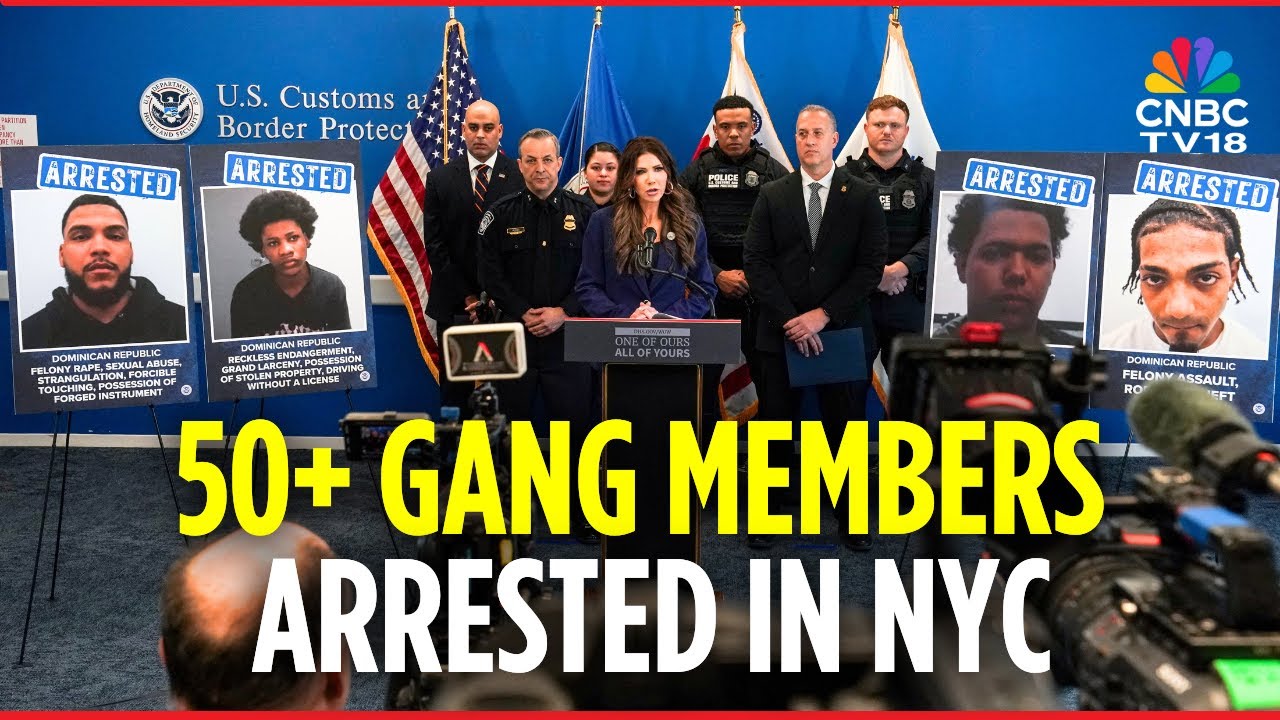 DHS Kristi Noem Announces Arrest of 50+ Trinitarios Gang Members in 'Operation Salvo' | N18G