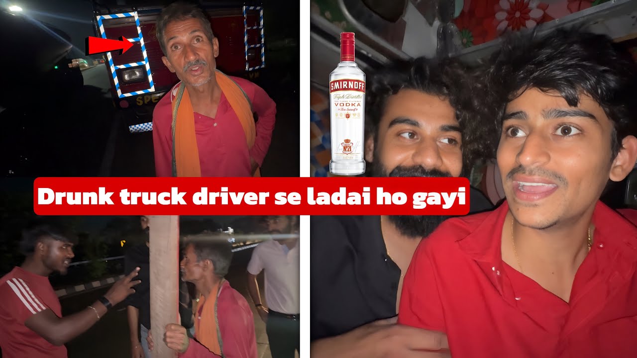 Drunk truck driver almost killed us 😰 | kaun bolta hai daaru band hai Bihar me 