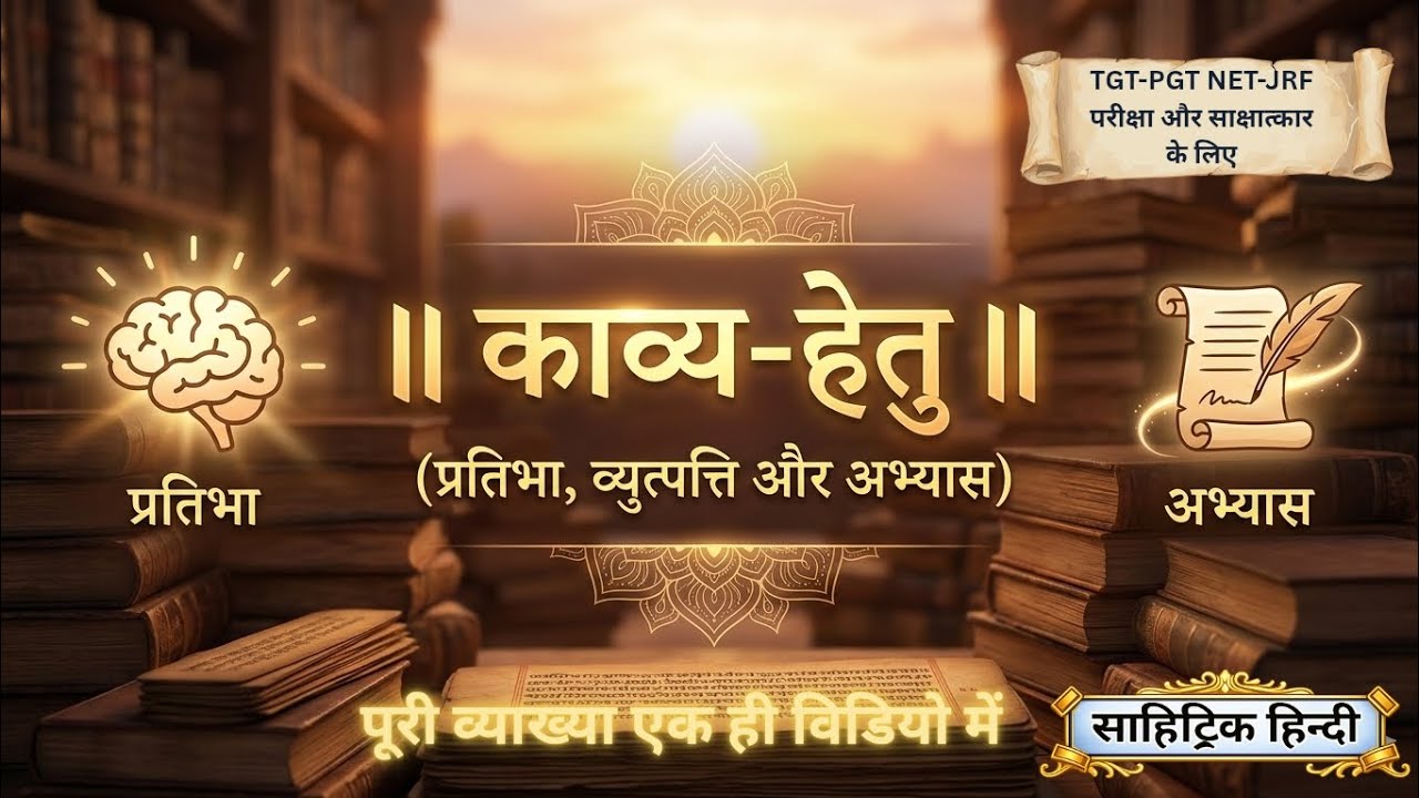 प्रतिभा, व्युत्पत्ति और अभ्यास | हिंदी विषय से संबंधित विभिन्न परीक्षा और साक्षात्कार के लिए ।