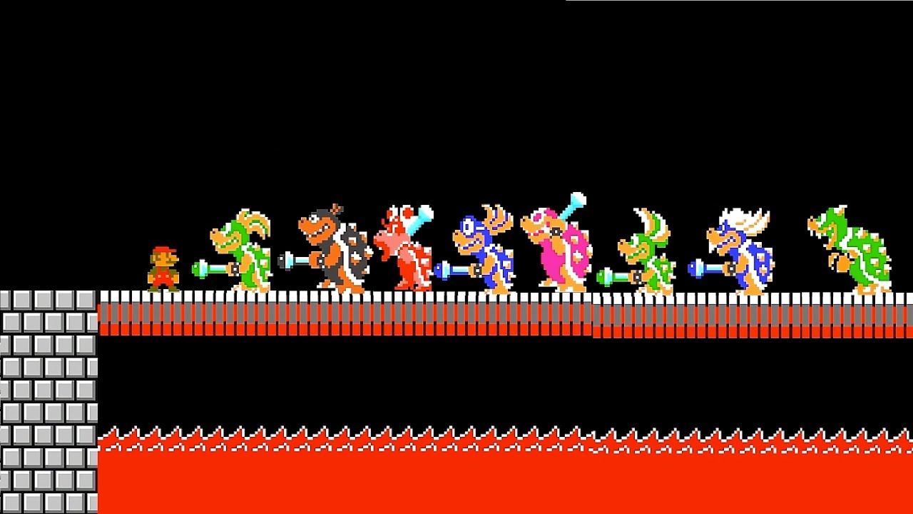 Super Mario Bros 1: All New Bosses