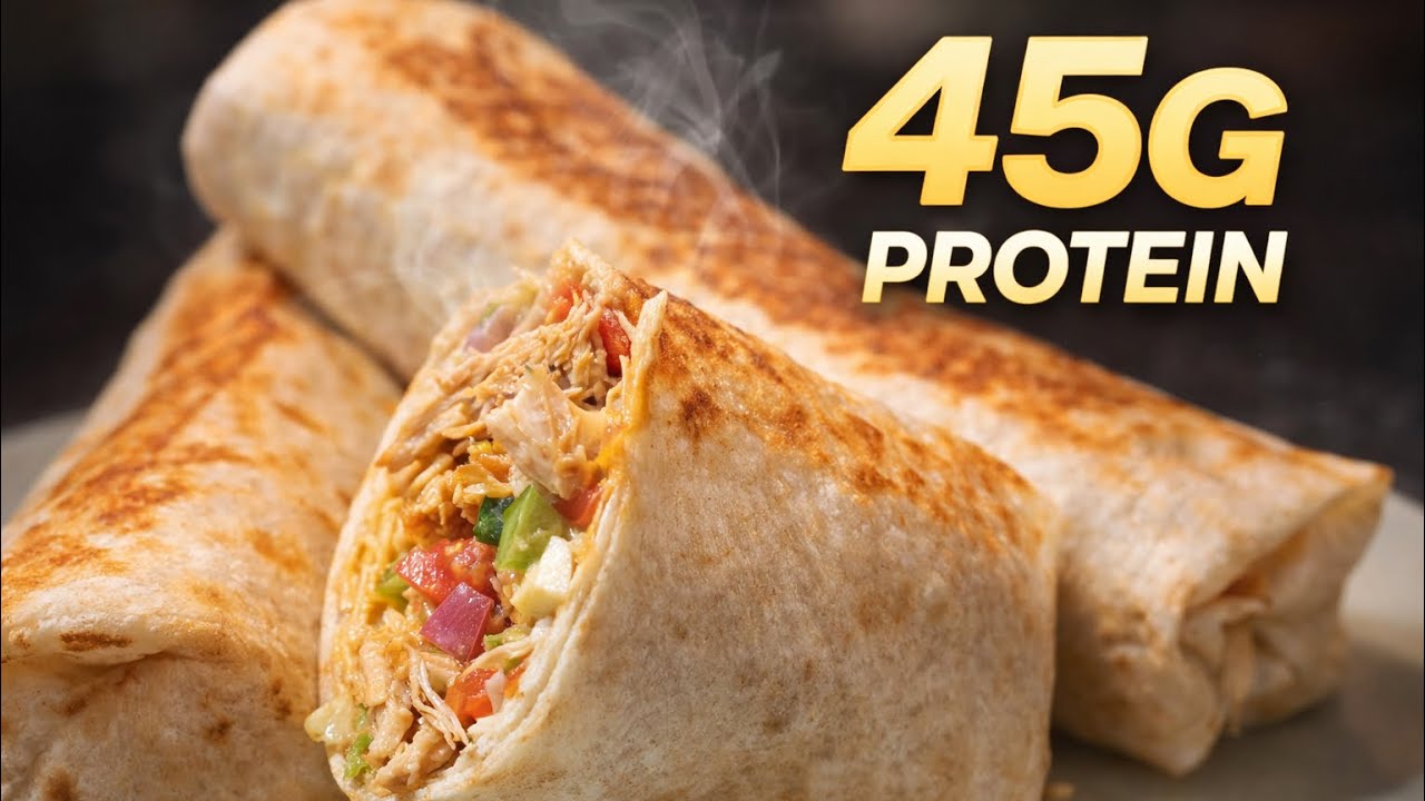  Healthy Chicken Burritos That Taste Illegal | High Protein Meal Prep Recipe
