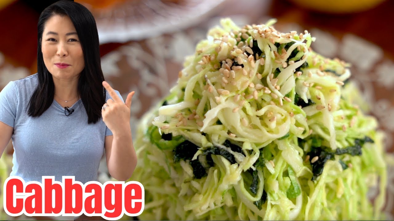 Once you try it, you'll be hooked❗️SIMPLE & DELICIOUS Cabbage Salad I can eat every day [CHEAP EATS]