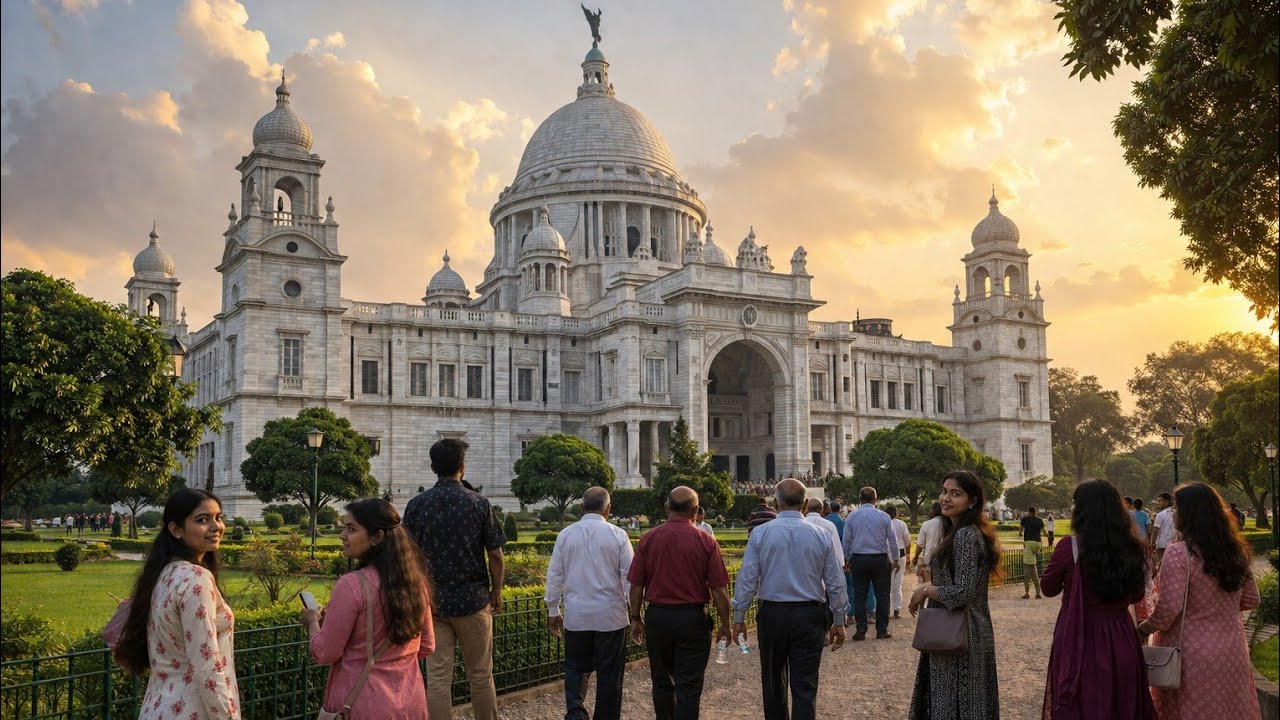 Kolkata  [ Victoria Memorial ] | Crowd 😲 |