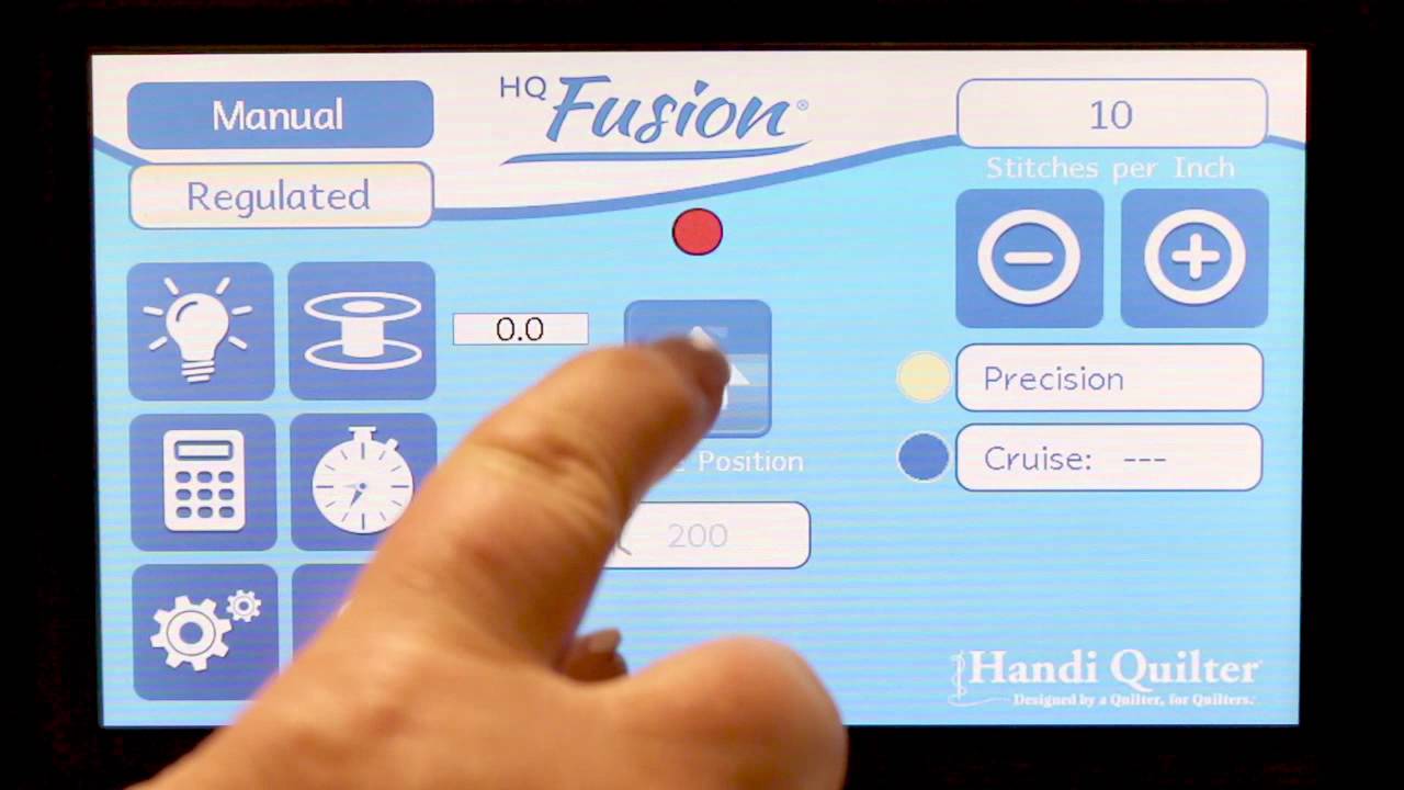 Setting Needle Position on the HQ Fusion