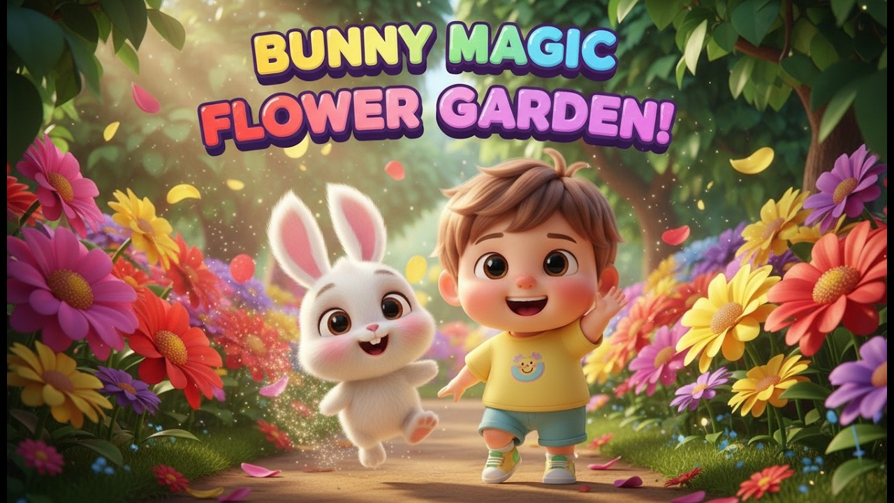 Bunny Magic Flower Garden – Nursery Rhyme, Counting, Colors, and Garden Fun