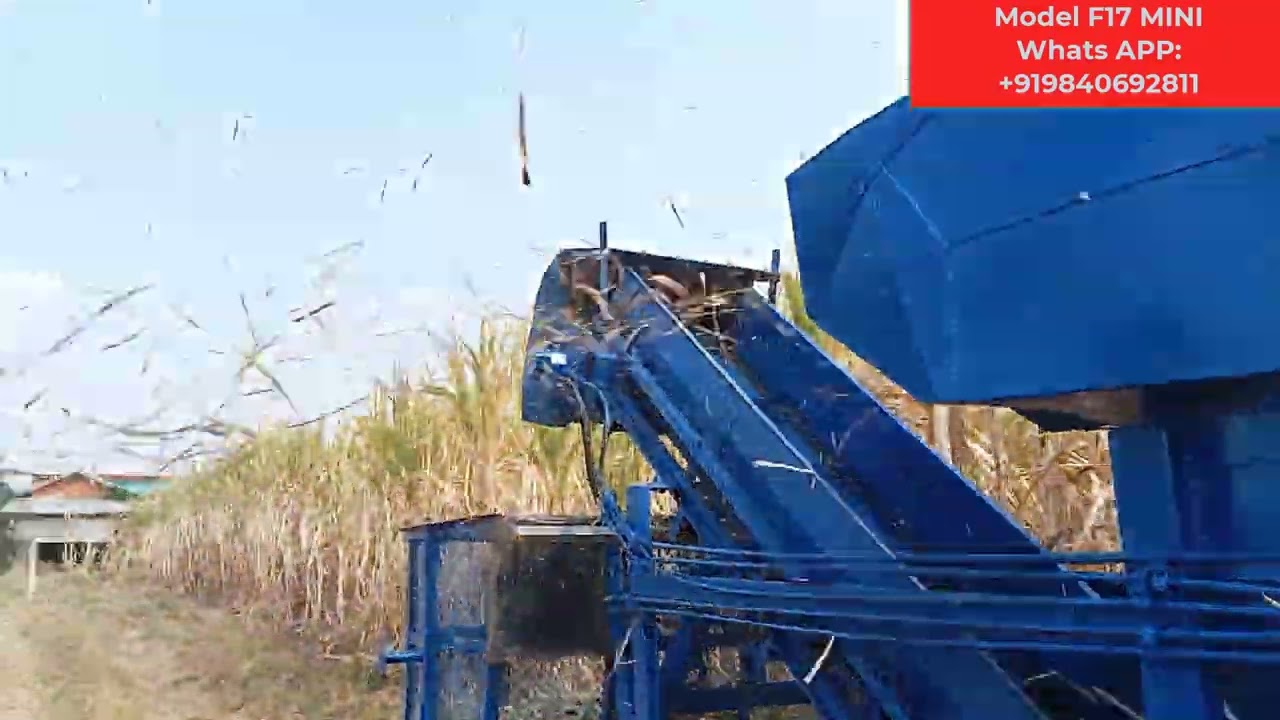 F17 Mini Sugarcane Harvester New version Launched