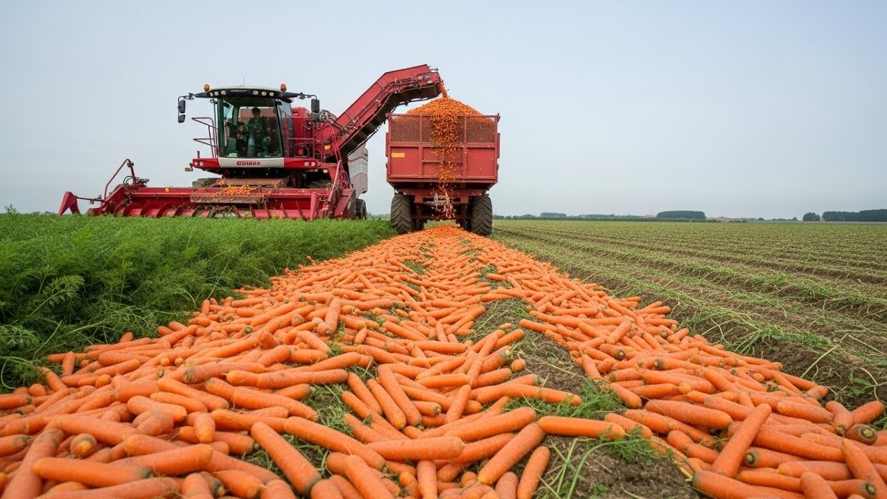 How America Harvests 3.4 Billion Pounds of Carrots | Agriculture Technology