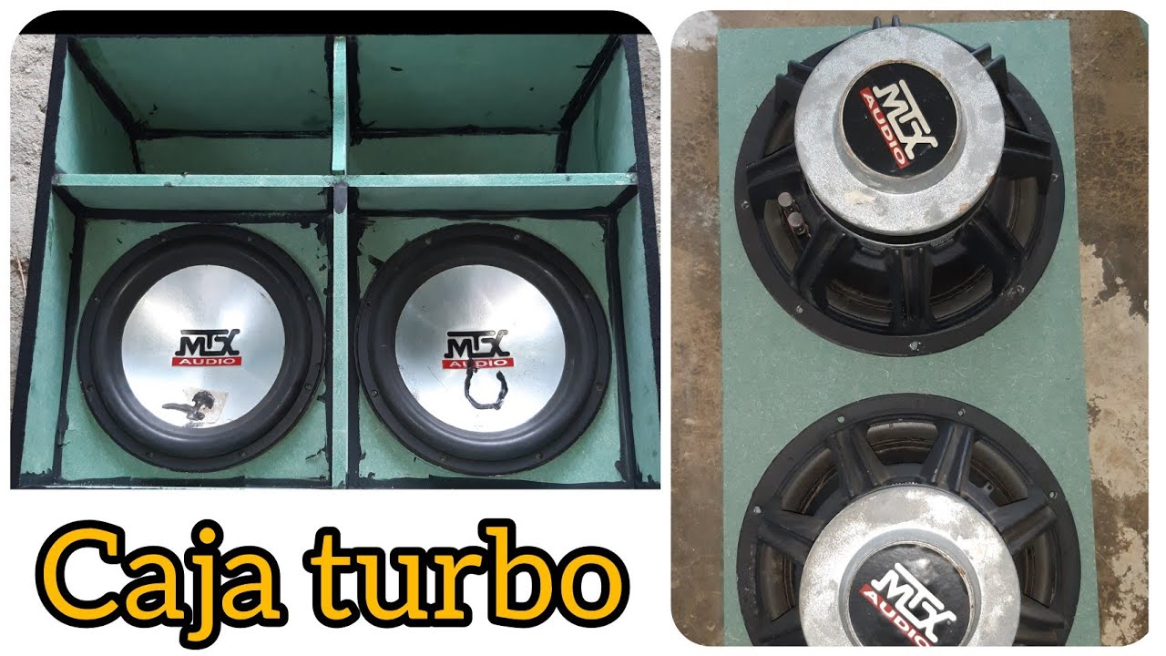 cajon turbo hecho para mtx thunder 7500 12 pulgadas-endy proyectos