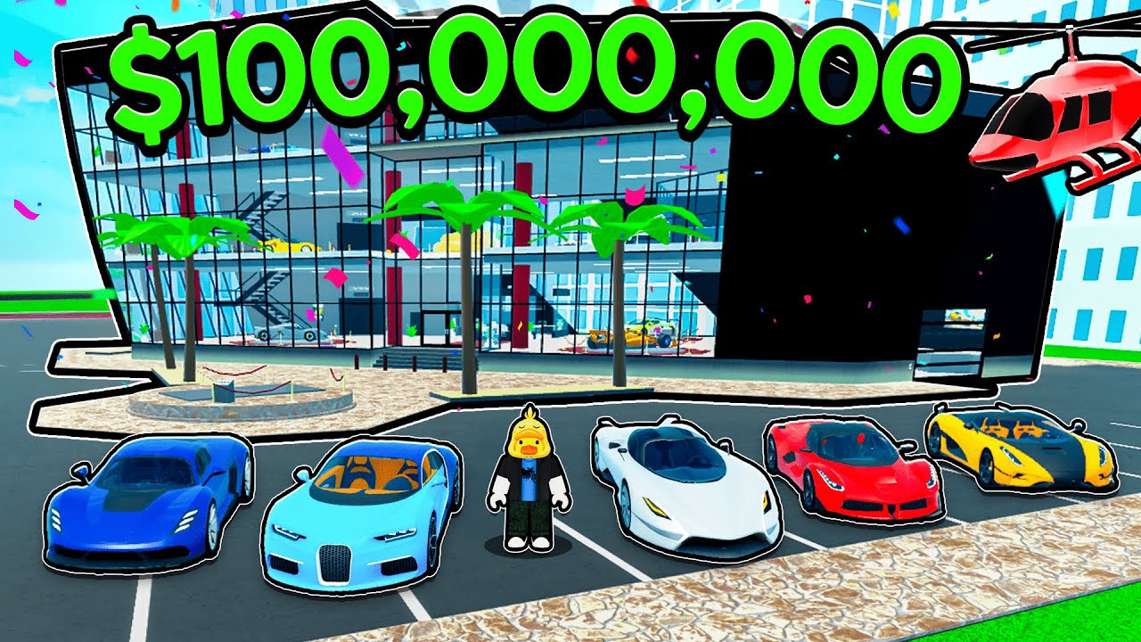 I Spent $100,000,000 Unlocking EVERY CAR in Roblox Car Dealership Tycoon!