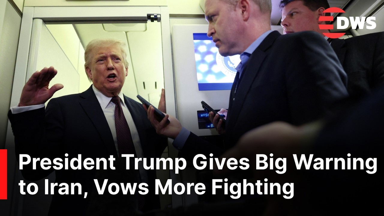 BIG BREAKING: President Trump Warns Iran, Vows FULL SCALE War Abroad Air Force One With NATO | AC1G