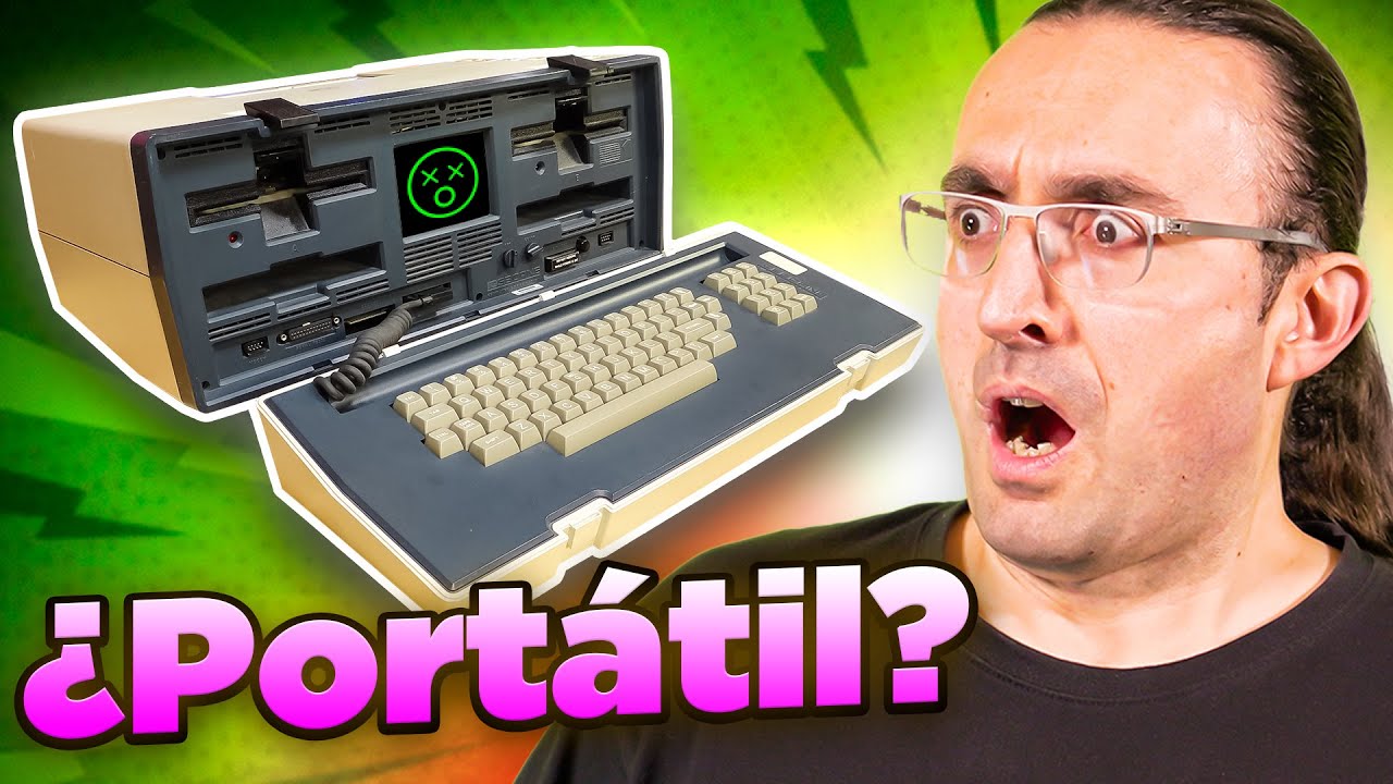 ✔️ CONSIGO el primer ORDENADOR PORTABLE 💻 de la HISTORIA y tiene dentro algo 
