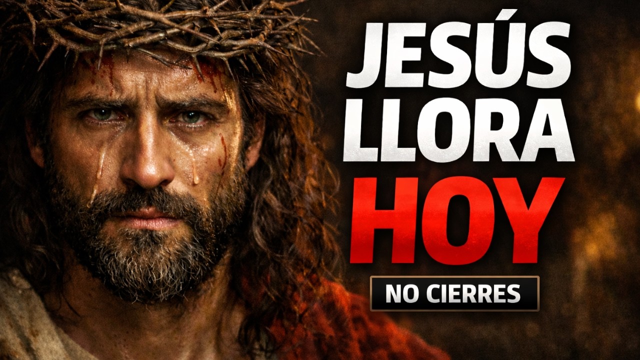 Jesús llora y dice HOY: NO CIERRES ESTE MENSAJE | Tu milagro es HOY | Espíritu Santo