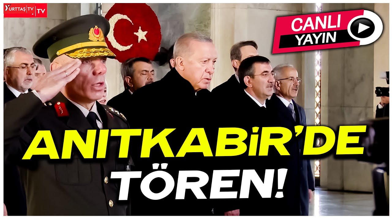 Anıtkabir'de Atatürk'ü Anma Töreni... Erdoğan Anıtkabir Özel Defteri'ne bu satırları yazdı!