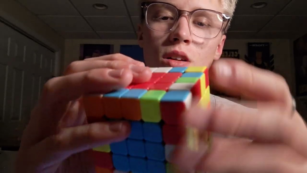 (ASMR) Solving a 5x5 Rubik's Cube