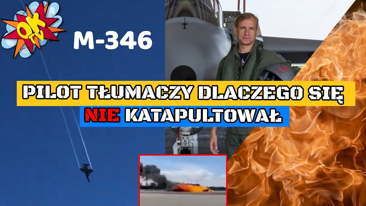 samolot M-346. Kolega zabitego pilota wyjaśnia dlaczego się nie katapultował