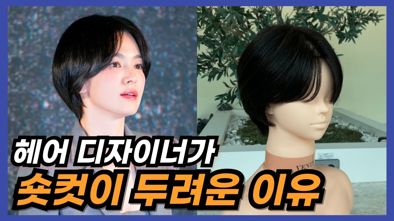 송혜교 머리 / 숏컷을 점점 잘하게 되는 2가지 방법