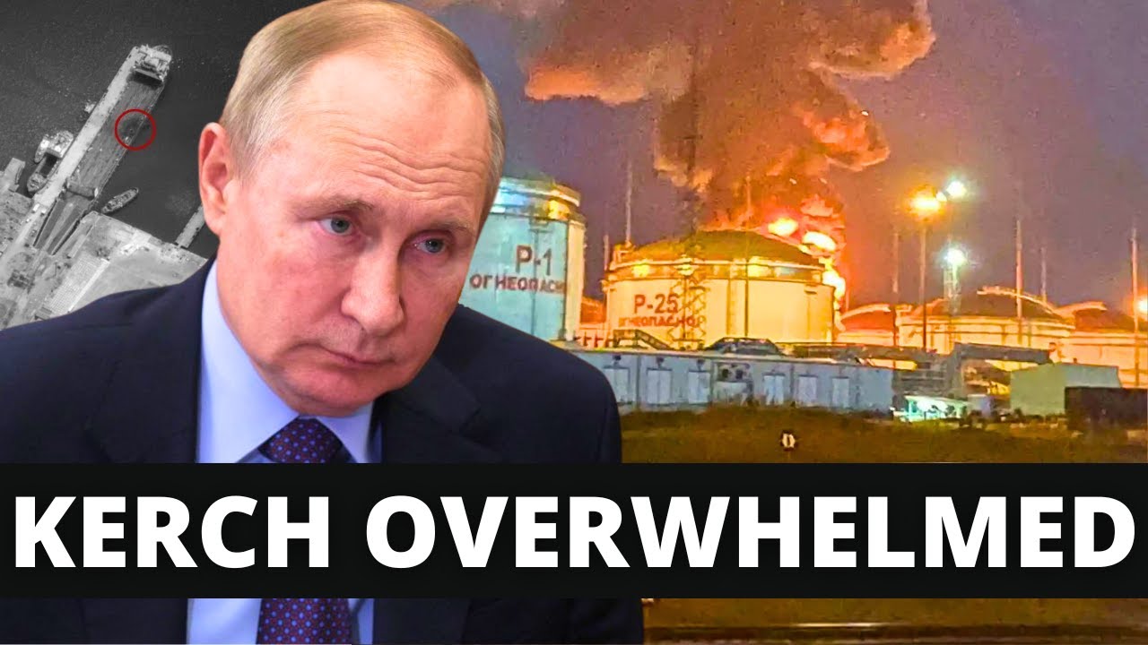 MAJOR Kerch Crossing DESTROYED, Massive Oil Depot Burns | Breaking News With The Enforcer