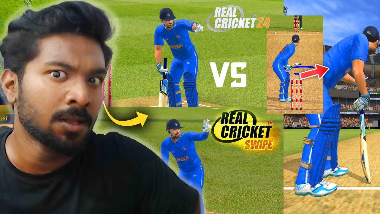 Real Cricket Swipe vs RC24....Differences Between Real Cricket Swipe and Real Cricket 24🔥🔥🔥🔥