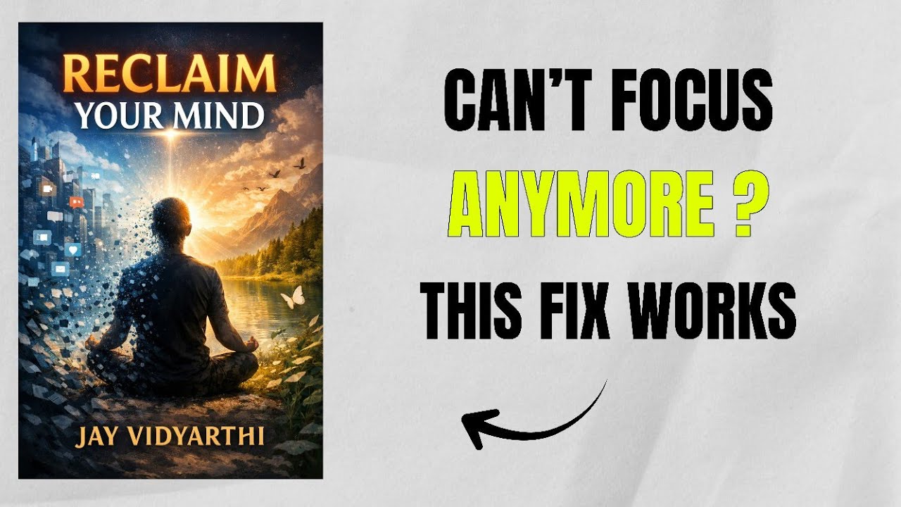 Reclaim Your Mind by Jay Vidyarthi | How to Beat Distraction & Take Back Focus | Book Summary