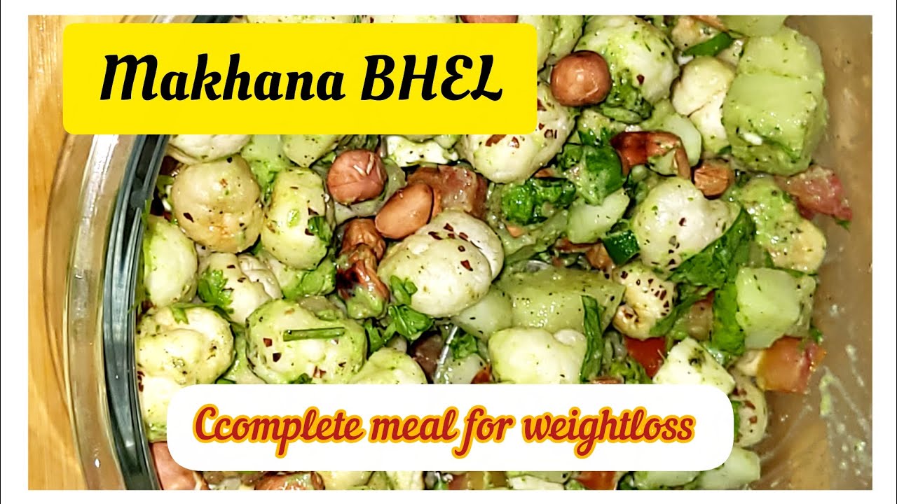 व्रत के लिए हेल्दी चटपटा मखाना चाट | Makhana Chaat Recipe | Makhana Bhel Recipe #makhanachaat #vrat 