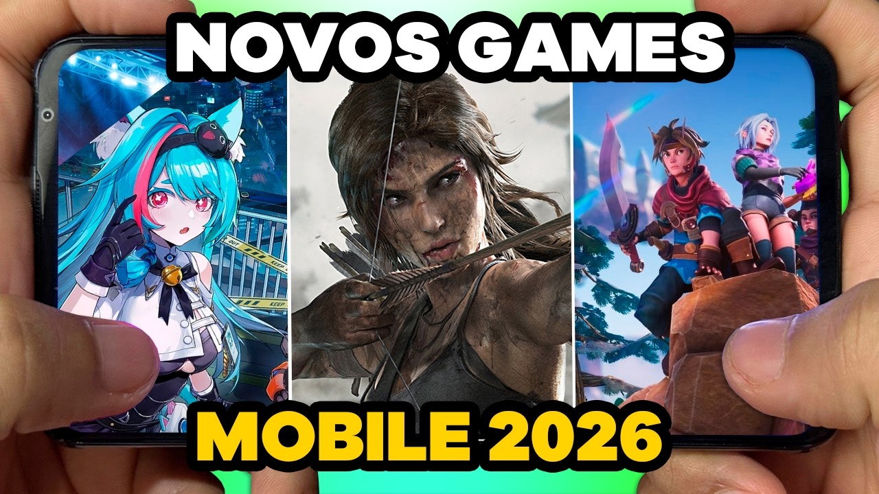 FINALMENTE TOMB RAIDER MOBILE OFICIAL, OCEANHORN 3 E NOVOS JOGOS PARA ANDROID 2026