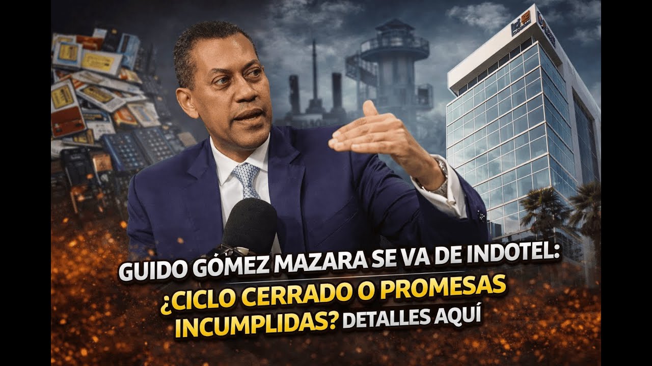 GUIDO GÓMEZ MAZARA SE VA DE INDOTEL: ¿CICLO CERRADO O PROMESAS INCUMPLIDAS?