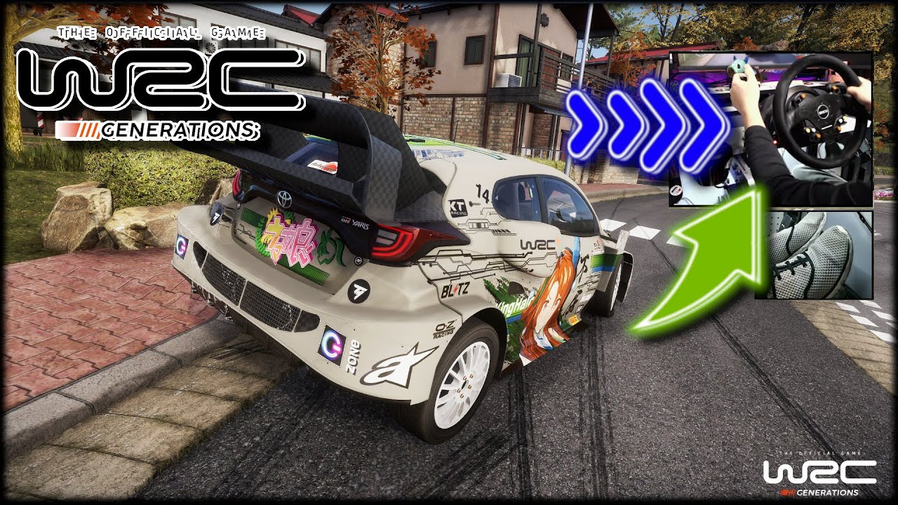 Toyota GR Yaris Itasha Rally Japan / WRC Generations Thrustmaster TSS Handbrake +TH8A  Shifter