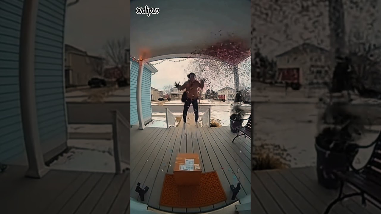 New Way to Stop A Porch Pirate When Porch pirates..🚨😂(Instant Karma x33) Confetti Canyons🎉
