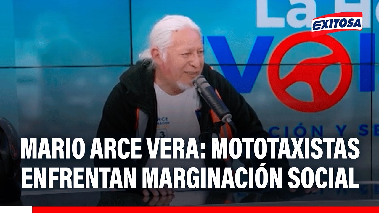 🔴🔵 Mario Arce Vera sostiene que los mototaxistas se enfrentan a la marginación social