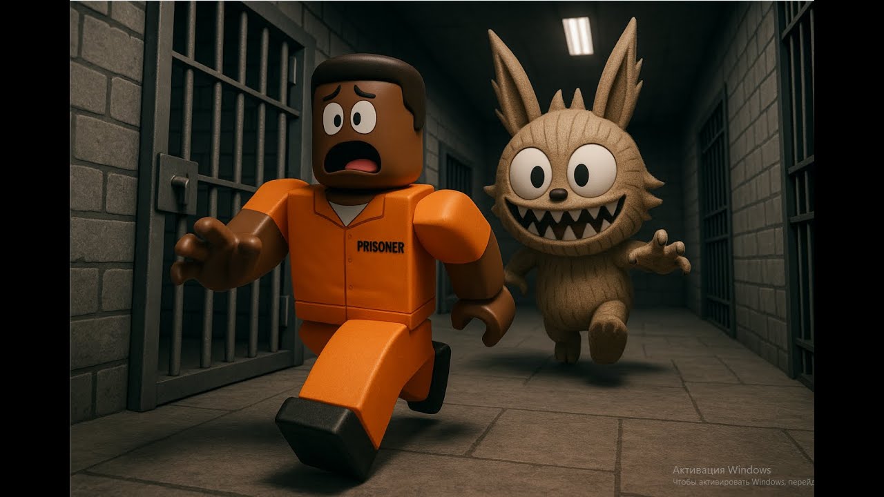 Побег от Лабубы Roblox