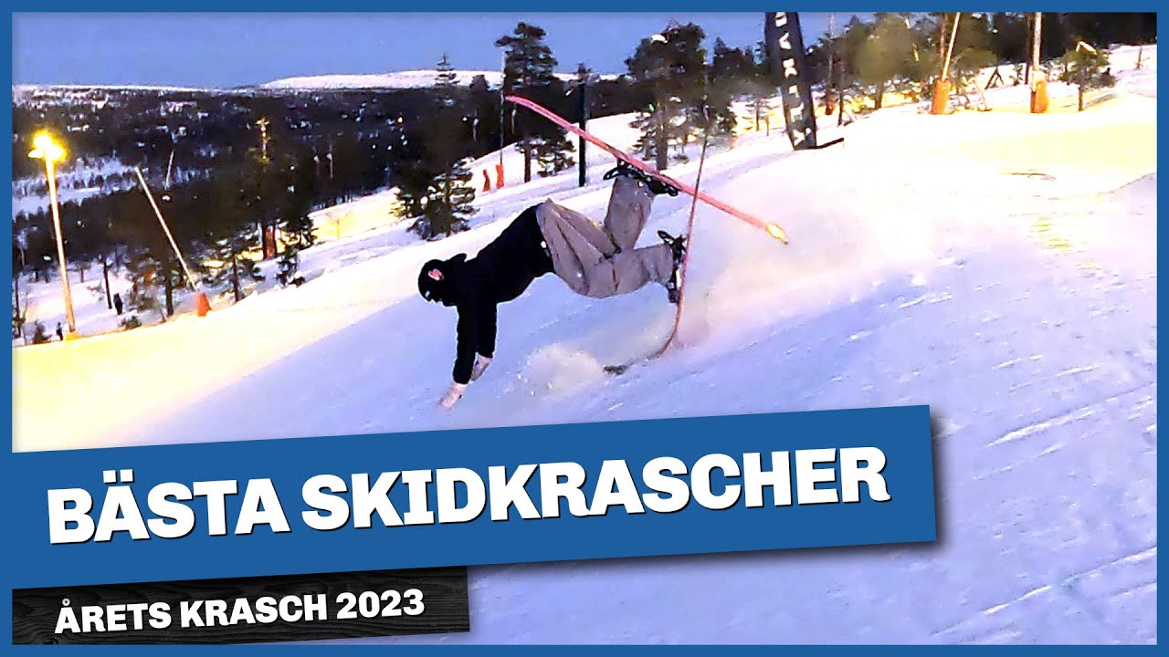 Årets bästa krascher på skidor 2023