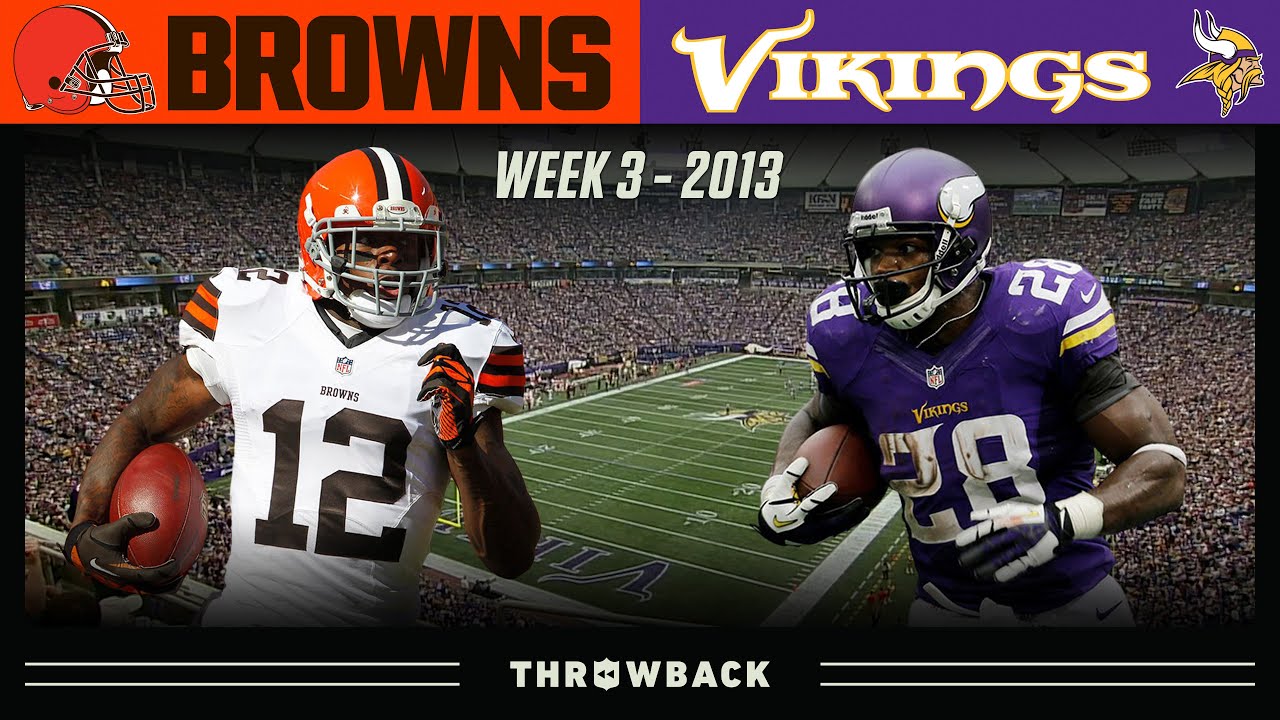 A Flashy Return! (Browns vs. Vikings 2013, Week 3)