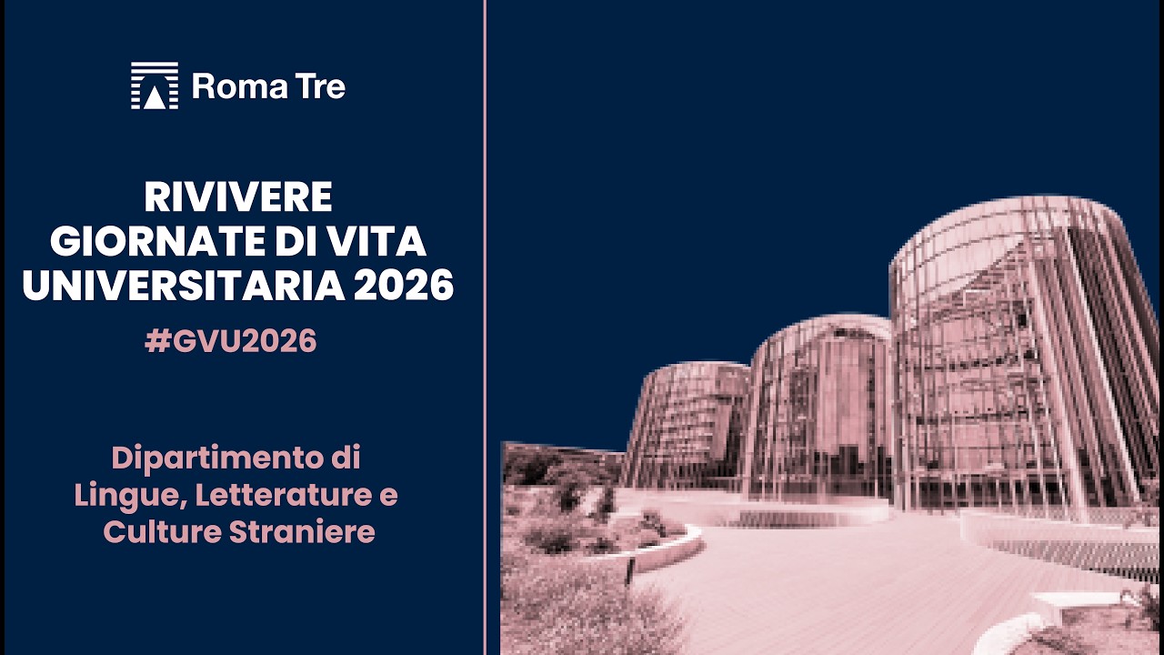 GVU Dipartimento di Lingue, Letterature e Culture Straniere – 3 febbraio 2026