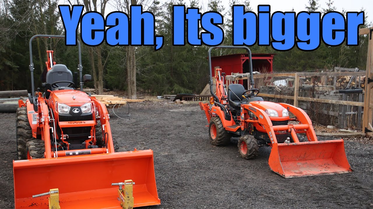 BRAND NEW Kubota LX2610 compared to a BX24 - WATCH