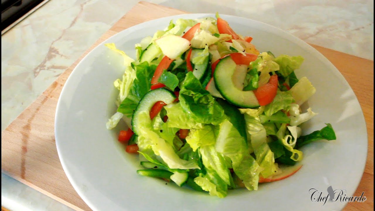 1 Healthy Lunch Time Salads | Recipes By Chef Ricardo