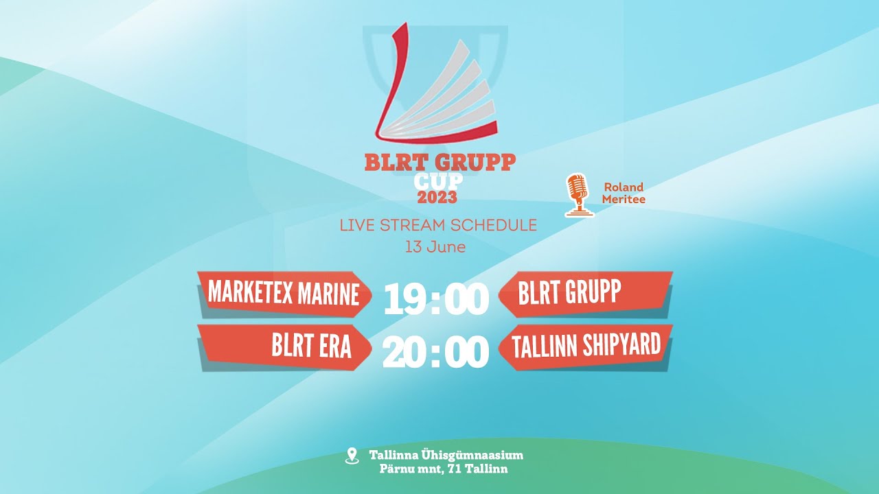 BLRT Grupp CUP 2023 | Matchday 2 | June 13 | Live stream