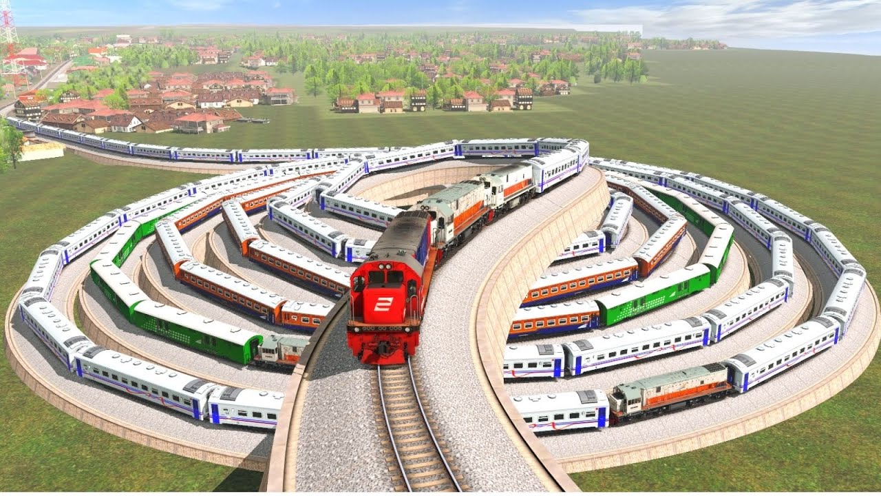 Rel Kereta Ngawur Seperti Obat Nyamuk 6 - Train Simulator 2019