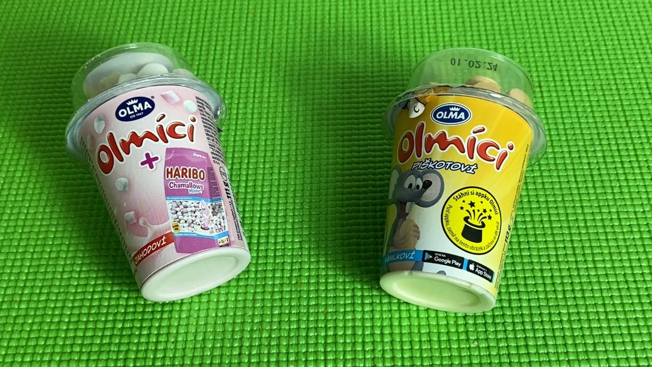 Olmici Yogurt & Haribo Unboxing | Yogurt Unboxing | Satisfying Video ASMR #yogurt