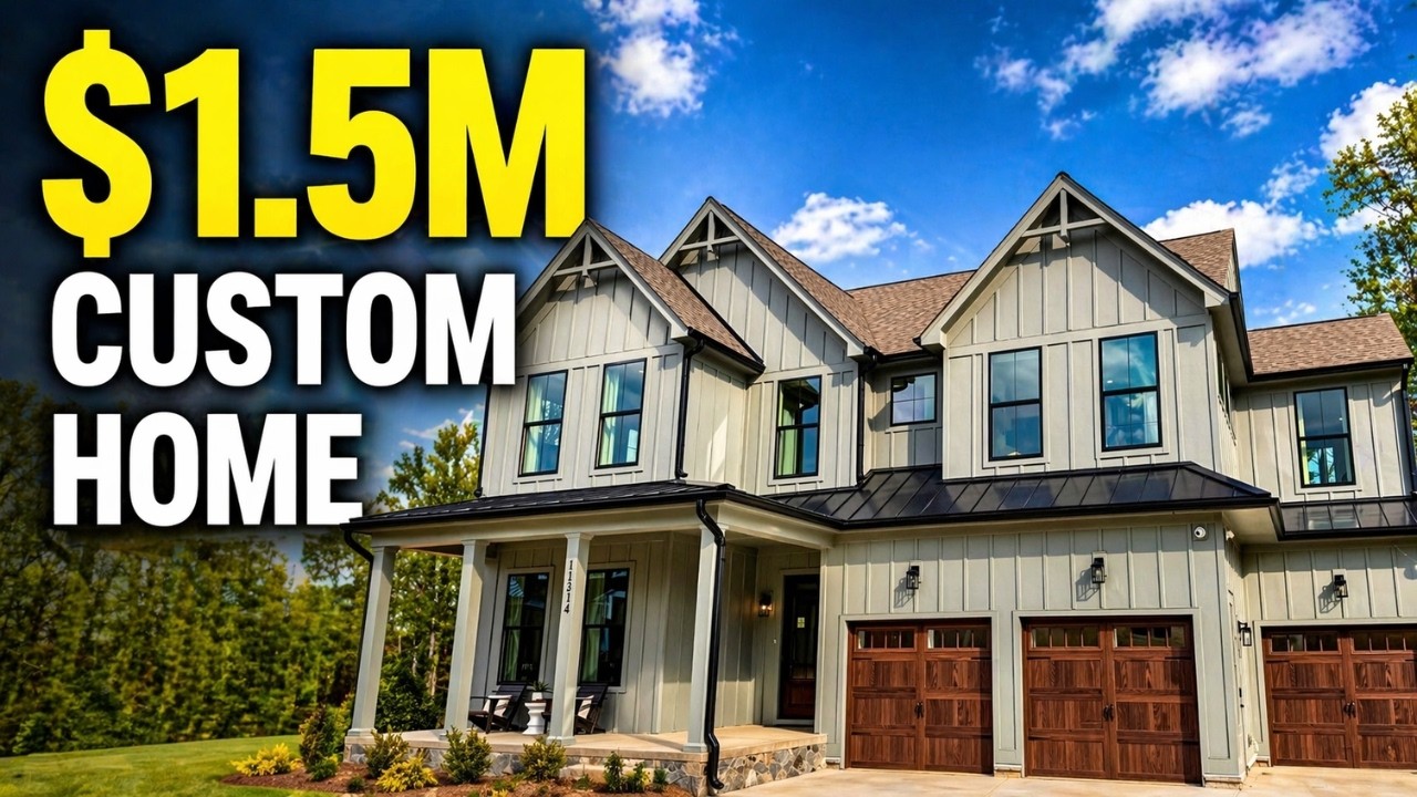 What a $1M+ Fully Custom Home Looks Like in Cornelius NC