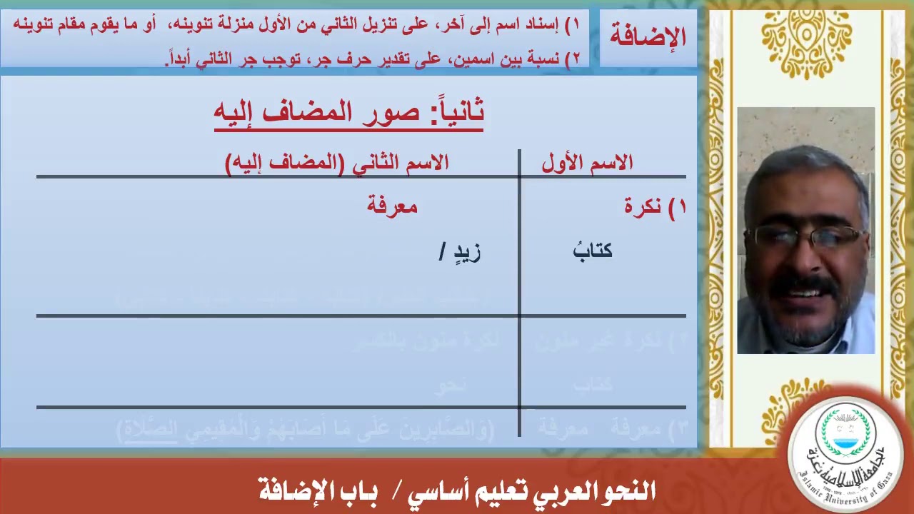 باب الإضافة 1