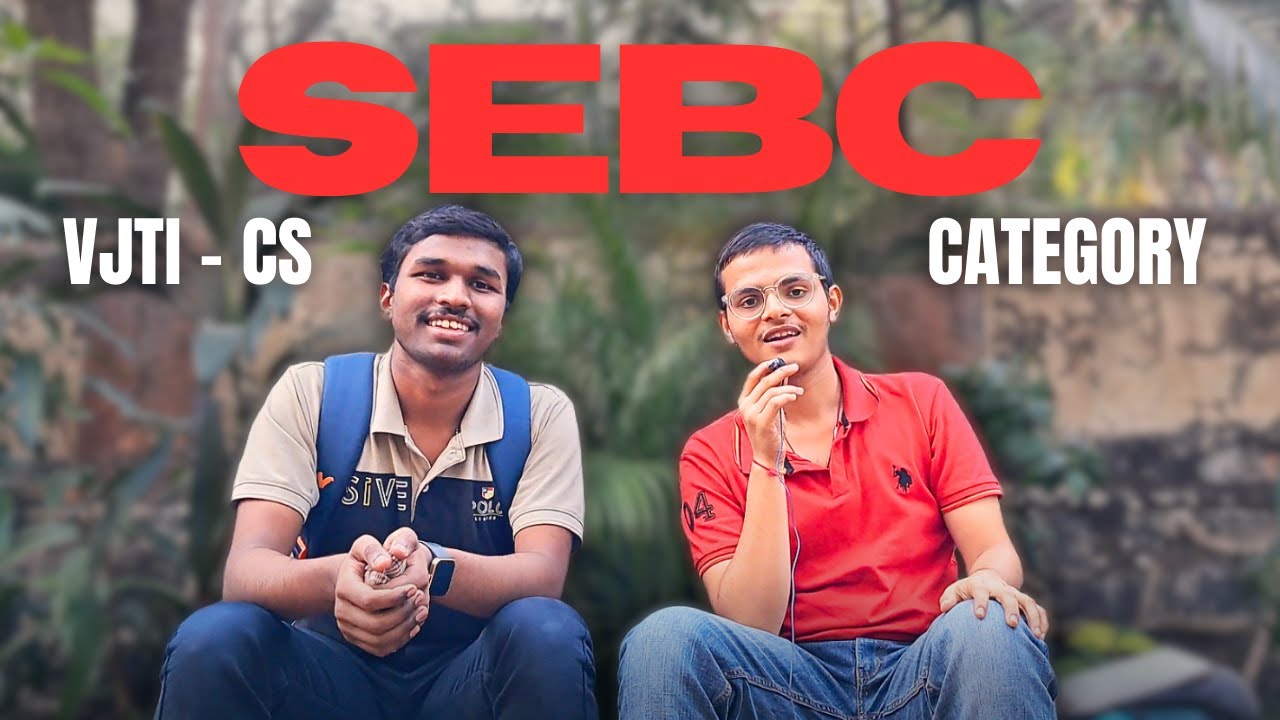 SEBC Category Explained 🎓 | VJTI Cutoff, Seats & Fees | SEBC vs OBC | Meet Ranka